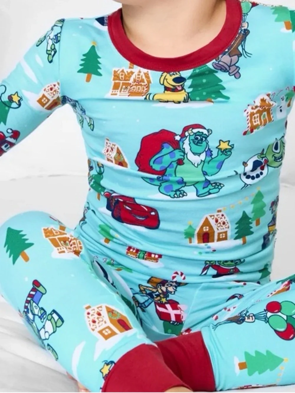 Little Sleepies Disney Pixar Snowglobe Bamboo Pajama Set
